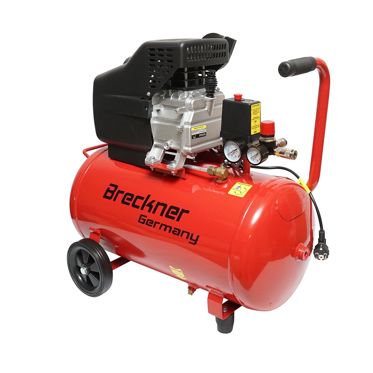 Compresor aer volum 50L putere 1.5kW/2CP presiune maxima 8 Bar, volum aer aspirat 184L Breckner Germany